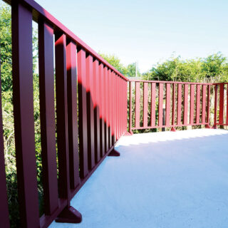 Garde-corps barreaudé