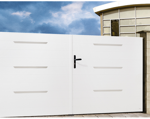 Photo Portail automatique en PVC