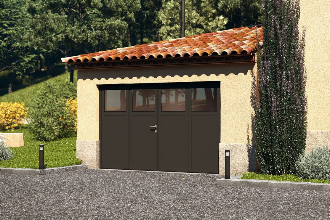 Porte de garage pliante