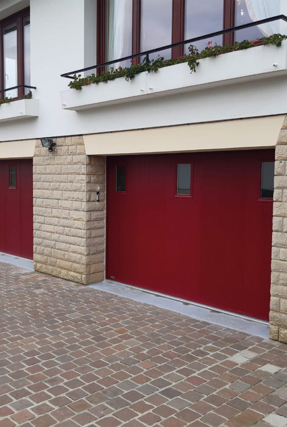 Description - Porte de garage pliante