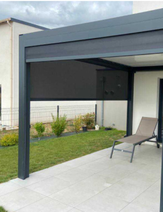 pergola lames toiles