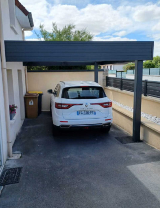 installation abris de voiture en Normandie