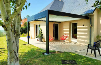 pergola caen sur terrasse