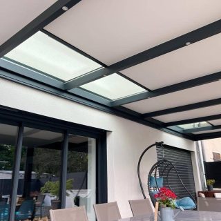 Pergola à toit plat