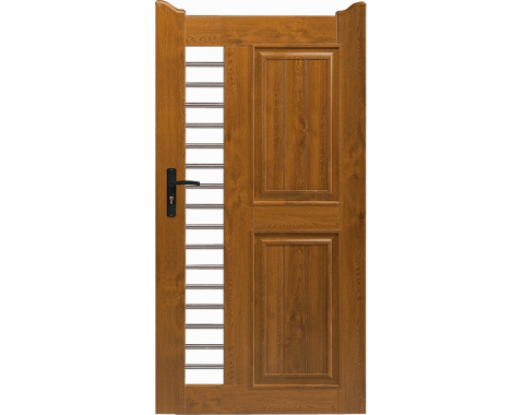 Photo Portillon PVC Imitation Bois